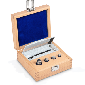 Gewichtenset E1 1 g - 50 g in houten koffer - KERN 304-02